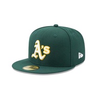 New Era หมวกรุ่น Oakland Athletics Authentic Dark Green 59Fifty Cap