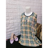 Ailee - beautiful short-sleeved jumbo shirt with the latest checkered motif