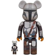 【秋葉猿】正日版代購 BE@RBRICK 400% 100% 庫柏力克熊 星際大戰 MANDALORIAN