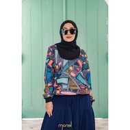 AELIN TOP & TIER SKIRT NAVY
