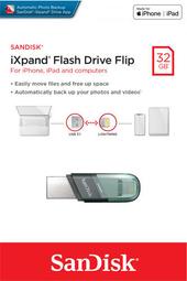 SanDisk 32GB 32G iXpand Flip OTG iPhone / iPad iOS 雙用 隨身碟