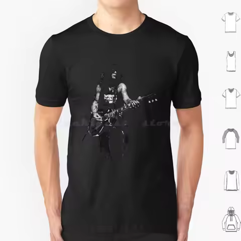 Slash Guitar 5 T Shirt Big Size 100% Cotton Slash Guns N Roses November Rain Guns And Roses Music Gn