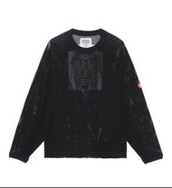 C.E Cav empt mesh raglan long sleeve黑色 XL Opoism Beams Needles
