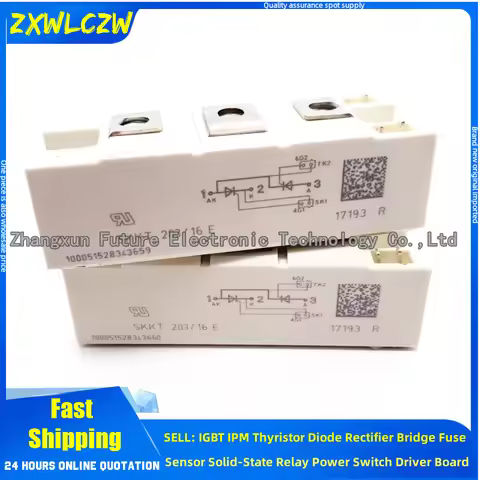 SKKD212-12 SKKD152-16H1 SKKT203-16E FF50R12RT4 SKKH162/22EH4 SKKH162/08E NEW IGBT MODULE