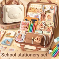 Kapibara Stationery Set School Season Gift Box Birthday Gift Student Reward Gift Creative