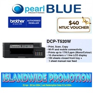 [READY STOCK] Brother DCP-T520W Ink Tank Printer | 3-in-1 multifunction printer with wireless and mobile printing to work-on-the go [FREE $40 NTUC VOUCHER FROM BROTHER SG) - 25APR-30 JUNE 2024