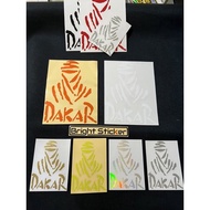 DAKAR STICKER CAR MOTORCYCLE CUTTING STICKER