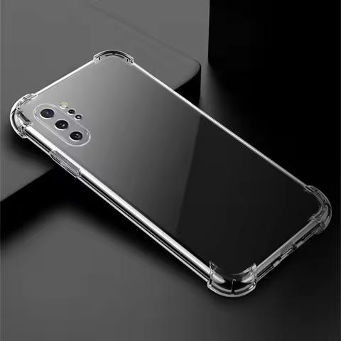 For Samsung Note 10 Plus Case Shockproof Back Cover Transparent Silicone Case For Samsung Galaxy Not