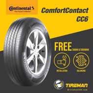 (Year 22) Continental CC6 Tyre 13 14 15 16 Inch Tayar Tire (FREE INSTALLATION/Delivery) SABAH SARAWAK Jazz City Vios