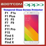 Tempered Glass Screen Protector for Oppo F1 / F1s / F1 Plus / F3 / F5 / F7 / F9 / F11 / F11 Pro / F15 / Find 5 / Find 7 / Find X