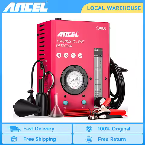 ANCEL S3000 Car Smoke Leak Detector EVAP Smoke Machine Diagnostic Tool Car Fuel Pipe Leak Detector T