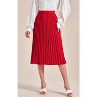 Calvin Klein Skirts Stamped li, Black &amp; Red