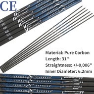 CE 31 " Pure Corbon Arrow Shaft SP300/400/500 DIY Pure Corbon Tube