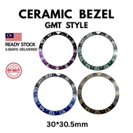 Ceramic Bezel Insert GMT 30mm for Seiko Mod NH35/4R Sub Case – Local