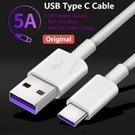 5A Fast Charging Type C USB-C Sync Charger Cable For Android Huawei Data Cable 25cm 1M 1.5M 2M Fast charge Cables