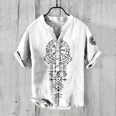 Spring and summer shirts for men and women, stylish casual Hawaiian style shirts, men's tops, comfor