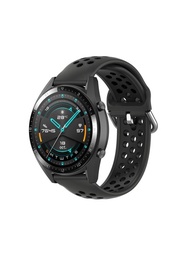 22mm 透氣雙色矽膠錶帶,適用於 Galaxy Watch3 45mm / Watch 46mm / Gear S3 Classic / Gear S3 Frontier Huawei Watch 4 / 4 Pro / Ultimate / Gt3 Se / Watch Buds / Watch3 Pro New / Watch Gt3 Pro 46mm / Gt Runner Hua / Gt3 46mm / Watch3 / Watch3 Pro / Gt2 Pro / Gt 2e / Gt 46mm / Watch Gt2 46mm Glory Honorwatch Gs Pro / Magicwatch2 46mm / Magicwatch 1 代 / Watch Dream,huami Amazfit Cheetah(a2294)/ Gtr 4 / Gtr 3 / Gtr 3 Pro / Gtr 2e / Gtr 2 / 3 Stratos / Gtr 47mm,小米手錶 S2 / 手錶 S1 Pro / 手錶 S1 Active / 手錶 S1 / 手錶 Color2 / 手錶 Sport / Color / Haylou Rt2 Ls10 / Haylou Rs4 Ls12 / Haylou Gst Ls09b / Haylou Rt Ls05s Yamay Sw022,imilab Kw66,garmin Forerunner 255 / Vivoactive 4 / Venu 2