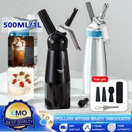 500ML/1L Whipped Cream Dispenser Aluminum Dessert Butter Dispenser whip cream dispenser frappe