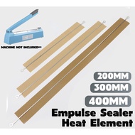 (1set Element +Cloth)200mm/300mm Impulse Sealer Heat Wire Sealer Element Strip Heat Sealer Element I