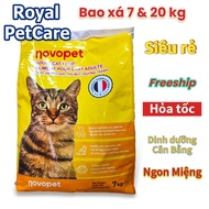 Novopet cat food 7kg, 20kg bags, 3kg, 5kg Pate whiskas can 400g for cats