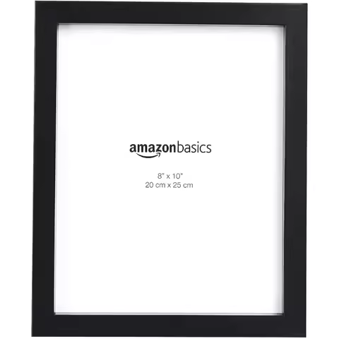 Black Rectangular Picture Frame 8x10 Wall or Table Display 2 Pack Horizontal Vertical