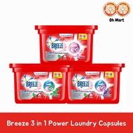 Breeze 3 in 1 Power Laundry Capsules 18 Capsules