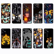 OPPO A3 A3X A60 A40 A5i A5X A5 Pro Fire Force Soft black TPU color phone case