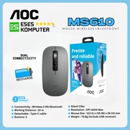 AOC MS610 MS-610 Wireless Mouse + Bluetooth Optical Office
