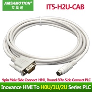 YY IT5-H2U-CAB Suitable Inovance HMI Touch Panel Connect H0U/1U/2U Series PLC Programming Cable