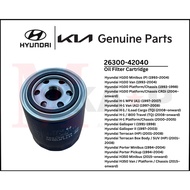[ORIGINAL] OIL FILTER Cartridge Fit Hyundai H100,H-1,Galloper,Terracan,Porter,H350 (26300-42040)
