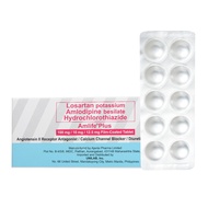 AMLIFE Losartan Potassium + Amlodipine Besilate + Hydrochlorothiazide 100mg/10mg/12.5mg 1 Tablet [Prescription Required]