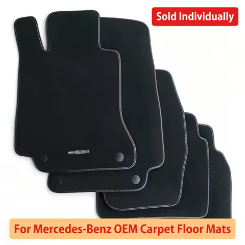 For Mercedes-Benz S-Class (S320L), R350, GLK, G500, E300L, C200L – Genuine OEM Carpet Floor Mats