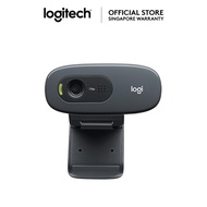 Logitech C270 HD Webcam,HD 720p/30fps,Widescreen HD Video Calling,Noise-Reducing MicPC/Mac/Laptop/Ma
