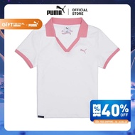 PUMA Sport Classics ALL IN GOOD TIME Polo Shirt Women สีขาว - 69277402