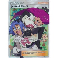 Pokemon TCG Card Jessie &amp; James SM Hidden Fates 68/68 Trainer Full Art