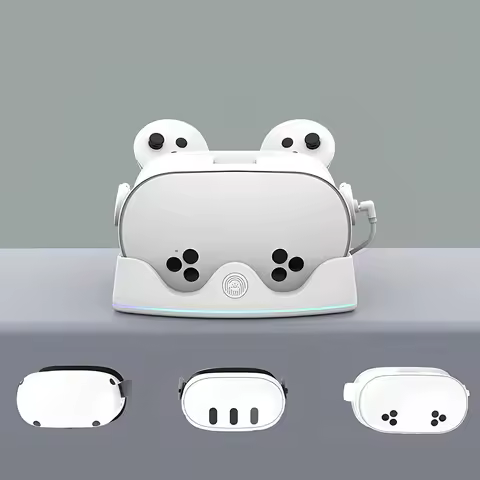 Charging Dock for Meta Quest 3S Charging Stand Headset Display Stand and Controller Mount for Meta Q