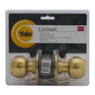 จัดส่งด่วน! ลูกบิดทั่วไป YALE KN-VCA52277US3 หัวกลม สีทองเหลือง YALE KN-VCA52277US3 BRASS ENTRANCE K