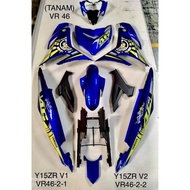 Y15ZR Y15 V1 V2 DIASIL ROSSI 46 BODY COVER SET SIAP STICKER