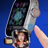 Latest Fingerprint unlock 4G SIM Card DW100 pro ultra 2 smartwatch 3+32GB AMOLED rotating camera dow