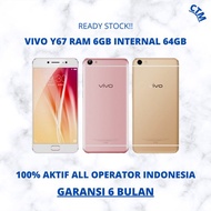 Vivo Y67 Ram 6Gb Internal 64Gb - New Garansi