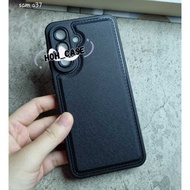 Leather case samsung a37 samsung a57 soft case leather black case