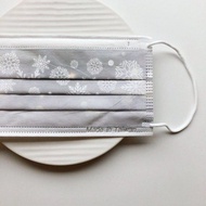 【無藏】銀色雪花/成人醫療口罩/5入裝/10入盒/50入盒裝/雙鋼印