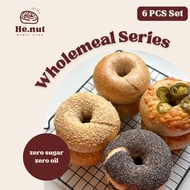 [6 PCS SET] ZERO SUGAR ZERO OIL - WHOLEMEAL BAGEL SERIES