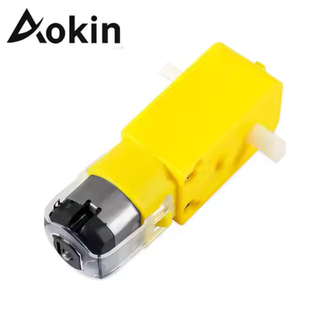 Double Shaft DC Gear TT Motor DC 3V-12V 1:48 Dual Shaft DC Brushless Motor Electric Motor for Arduin