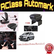 Perodua Myvi 2005-2019 Armrest 7USB