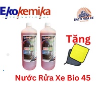 [Tặng Khăn vàng xám] Dung Dịch Rửa Xe Không Chạm siêu Bóng EKOKEMIKA BIO 45 tỉ lệ 1/120