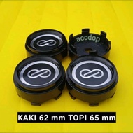Tutup Dop Velg ENKEI RPF1 Ring 15 Model Silinder Besar Stiker Flat Alumunium