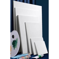 20x20 Lukisan Papan Artist Blank White Canvas Frame/Acrylic Oil Paint/Water Colour Board
