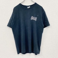 古著 Little Bohemia Lodge 短袖印花T卹，黑色，L碼