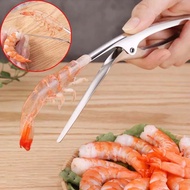 Shrimp Peeler Stainless Steel Shrimp Deveiner Kitchen Appliances Shrimp Cleaner Prawn Peeler Fishing Knife Prawn Shell Peeler